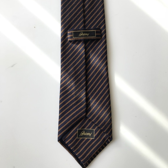 Brioni striped silk tie - Picture 5 of 7